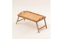 Bed Table with Folding Legs Lightweight Bed Tray with Folding Legs Sustainable Bamboo Portable Desk for Floor