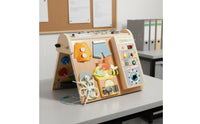 Circuit Busy Board Four-Insingle Child Toy Hand-Eye Coordination for Travel