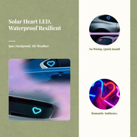 Waterproof solar LED car light