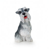 Dog Figurine Realistic Dog Statue Hand-Painted Ornament for Home Decor, Bookshelf