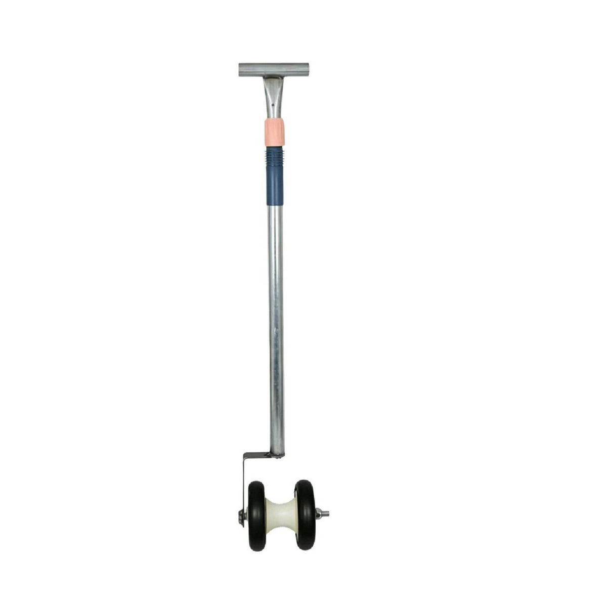 Hose Handling Tool Telescoping Wheel Rolling System Labor-Saving for Garden