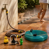 Roof Cooling Sprinkler System with Micro-Spray Irrigation Hose for Outdoor Temperature Reduction