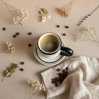 Classic Cup Set 200 Ml Bone China Cup and Saucer Decorative Tableware for Home