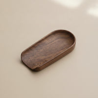 Walnut Tea Serving Board Smooth Wooden Serving Tray Simple for Hosts