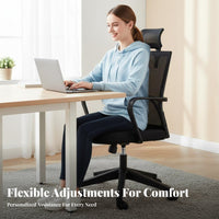Armless Rolling Chair Height Adjustable Office Furniture 360° rotate for Bedroom