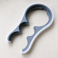 Jar Opener, Arthritis Jar Opener, Easy Grip Jar Opener for Weak Hands, Multi-functional 16.5cm PP Non-Slip Kitchen Gadget