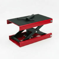 Motorcycle Lift Table Manual Motorcycle Lift with Hand Crank Sturdy Hoist Stand for Workshop