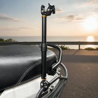 Adjustable Motorcycle Handlebar Clamp Mount Bar Heavy-Duty Motorcycle Phone Mount Rod Quick-Release Handlebar Multi Clamp Bar Short Version for Bicycles