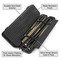 Lightweight Portable Snooker Billiard Bag, Wear Resistant Snooker Cue Holder, Billiard Equipment Case for Home Storage