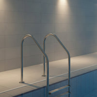 Stainless Steel Pool Ladder Polished Pool Ladder with Non-Slip Steps Resistant for Homeowners, Swimming Pools