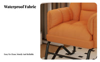 Transformable Office Lounger versatileUse Design Reclining Seat Extendable Footrest