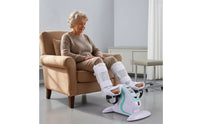 Electric Rehabilitation Pedal Exerciser Seated Electrically Powered Pedal Exerciser Compact for Seniors