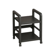 Two-Tier Bookshelf Narrow Freestanding Bookshelf Open-Frame Standing Shelf for Floor Placement