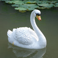 Floating Simulated Swan Resin Ornament for Garden Fountain Pond Landscape Decoration Couple Love Symbol