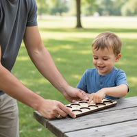 Portable Bug Scavenger Search Board Hands-On Learning Wooden Scavenger Search Board Child-Centered Inspired Educational Toy for Toddlers, Camping