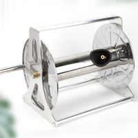 Stainless Steel Hose Reel Frame Easy to Stow Garden Hose Reel Frame for Yard
