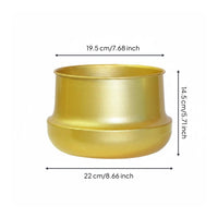 Gold Flower Vase Festive Decoration Decorative Floral Centerpiece Easy to Clean