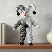 Ceramic Clown Figurine Gift Home Decor High Quality for Display Shelf
