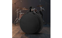 Padded Drum Backpack Round Drum Bag with Shoulder Straps Hands-Hands-Free Case Safeguarding for Drummers, Gigs, Rehearsals