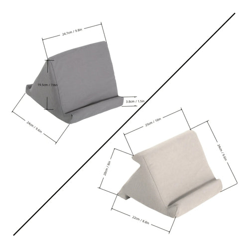 Tablet Stand Pillow Sloped-Shaped Tablet Pillow Stand Compact for Viewing