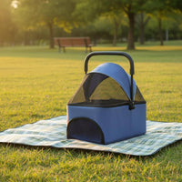 Foldable Pet Travel Carrier Lightweight Airline Pet Carrier Waterproof for Cats