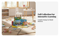 12 Books Point-and-Read Storybooks Educational Interactive Audio Book Set
