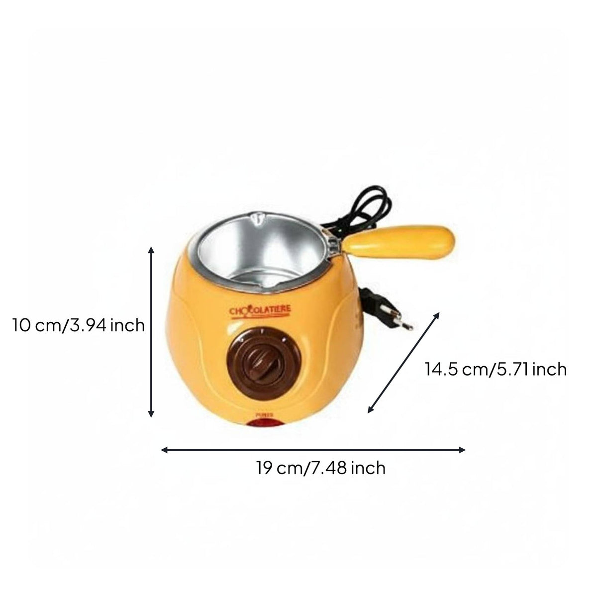 Easy to Use Electric Chocolate Melting Pot Includes Molds and Tools DIY Chocolate Creator Kit 2 Temperature Settings for Children, Parties