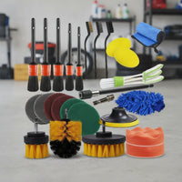 27 Pieces Car Detailing Brush Set Comprehensive for Detailers