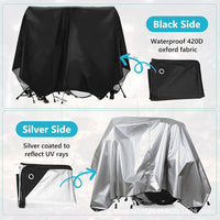 Drum Cover, Dustproof and Waterproof, Sun Protection, Indoor and Outdoor Use