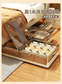 收纳床底箱带家用抽屉式神器衣服储物整理储物箱宿舍收纳盒滑轮