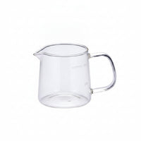Filter Stainless Steel Coffee Carafe Borosilicate Glass Pour over Mesh Precision Spout Measurement Markings Suitable for Home Kitchen Barista Use
