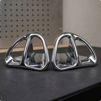Chrome Vent Trim Polished Metal Chrome Intake Vent Trim Cutout Design