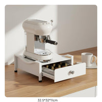Coffee Machine Stand with Drawer Space-Saving Design for Home Bar, Office