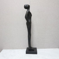 欧式创意简约仰头人物雕塑摆件客厅卧室玄关酒店办公室家居装饰品