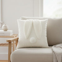 Soft Bunny Pillow Floppy Ear Home Decor Square