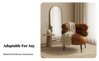 Sumptuous Barrel Chair Soft and Comfortable Vanity Stool Multifunctional