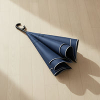 Automatic Upside-down Umbrella Reflective Umbrella with Double Canopy High-Visibility Windproof for Commuters, Rainy Days, Travel