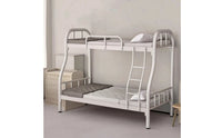 Metal Bunk Bed Space-Saving Bunk Bed Frame Noise Furniture for Teens, Students, Shared Bedroom, Dorm Room, Hostel