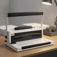 46-Hole Coil Binding Machine Fixed Frame Electric Coil Binder Beginner Friendly