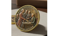 American Independence Commemorative Coin Sturdy Construction for Veterans