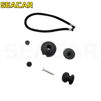 Black Nylon Shock Cord with Fasteners for Boat Covers