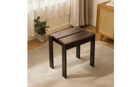 Solid Wood Stool Sturdy Small Table Low Seat for Entryway, Bedroom