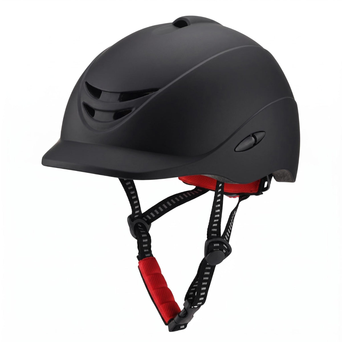 Equestrian Helmet Padded Chin Guard Horse Riding Helmet Molded Exterior