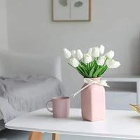 Artificial Tulip Bouquet for Wedding Living Room Decoration (10 pcs)