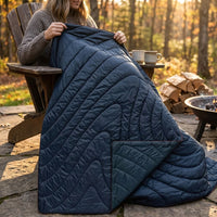 Picnic Blanket and Waterproof Blanket for Family Outings, Quilted Nylon Outdoor Mat and Beach Mat, Large Camping Blanket, Portable Stuff Sack