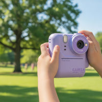 Mini Instant Print Camera Rechargeable Instant Print Toy Camera Portable Digital for Children, Boys and Girls, Toddlers, Everyday Play, Travel, Parties