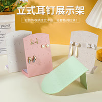 瑞义硅藻皮立式耳钉架陈列手镯戒指托珠宝盘样品间展示挑选多用架