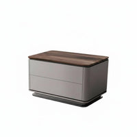Bedside Cabinet with Drawer and Shelf Modern Oriental Design Bedside Cabinet with Open Shelf Multiple Storage choices for Adults