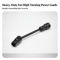 Knurled Grip Socket Adapter Heavy-Duty Hex Socket Adapter