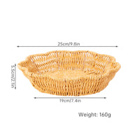 Rattan Basket Natural Tan Basket Long-Lasting